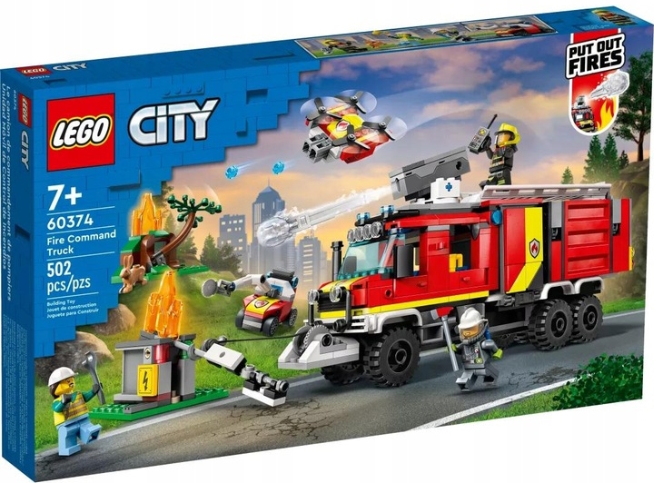 Lego City 60374 Hasiči Terénní Hasičské Vozidlo, Stavebnice