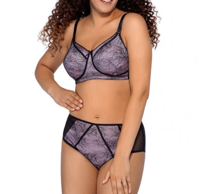 Ava Podprsenka Soft Měkká Bez Kojících Kostic 1997 Černá Růžová 75H