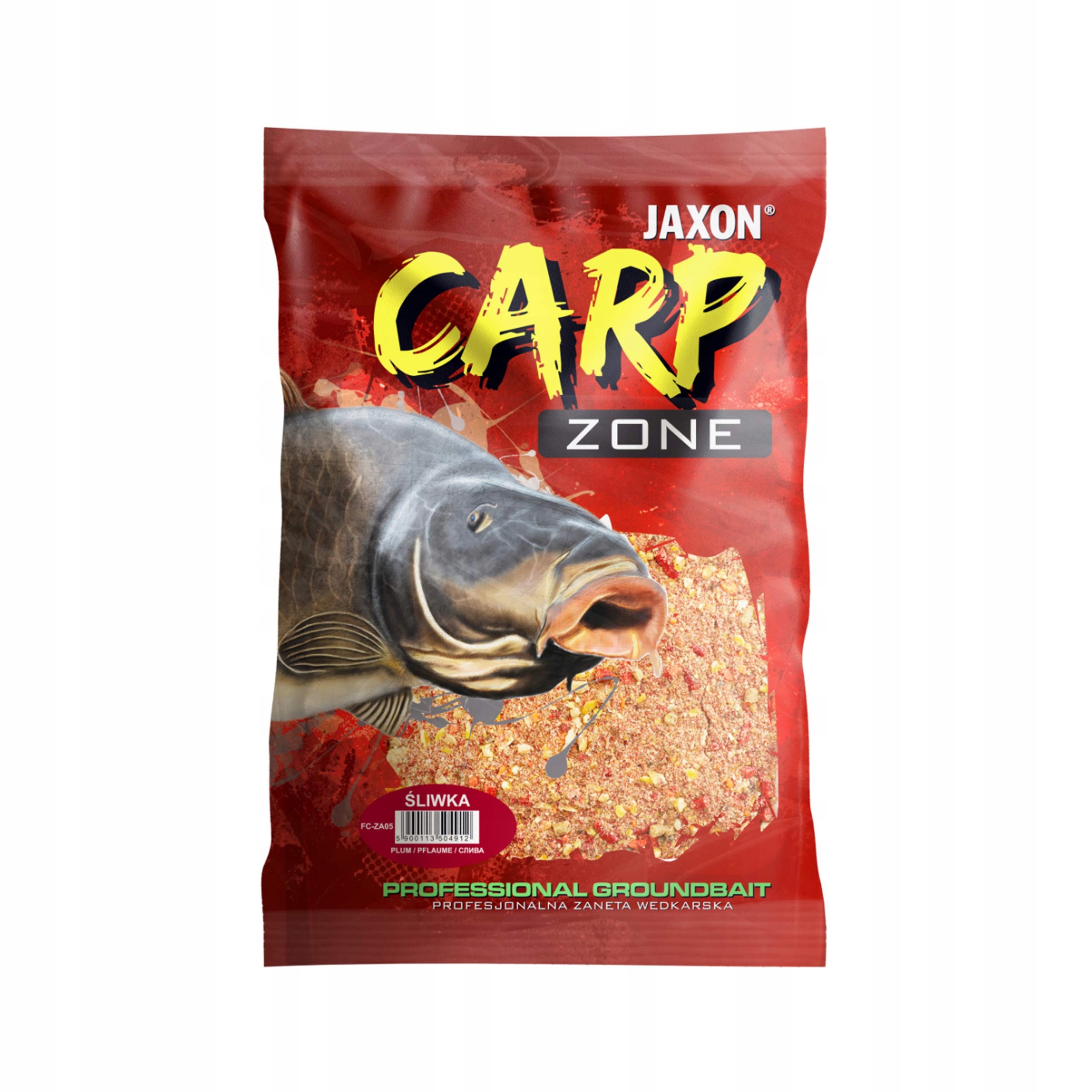 Zanęta Jaxon Carp Zone Śliwka 1kg grubsza frakcja
