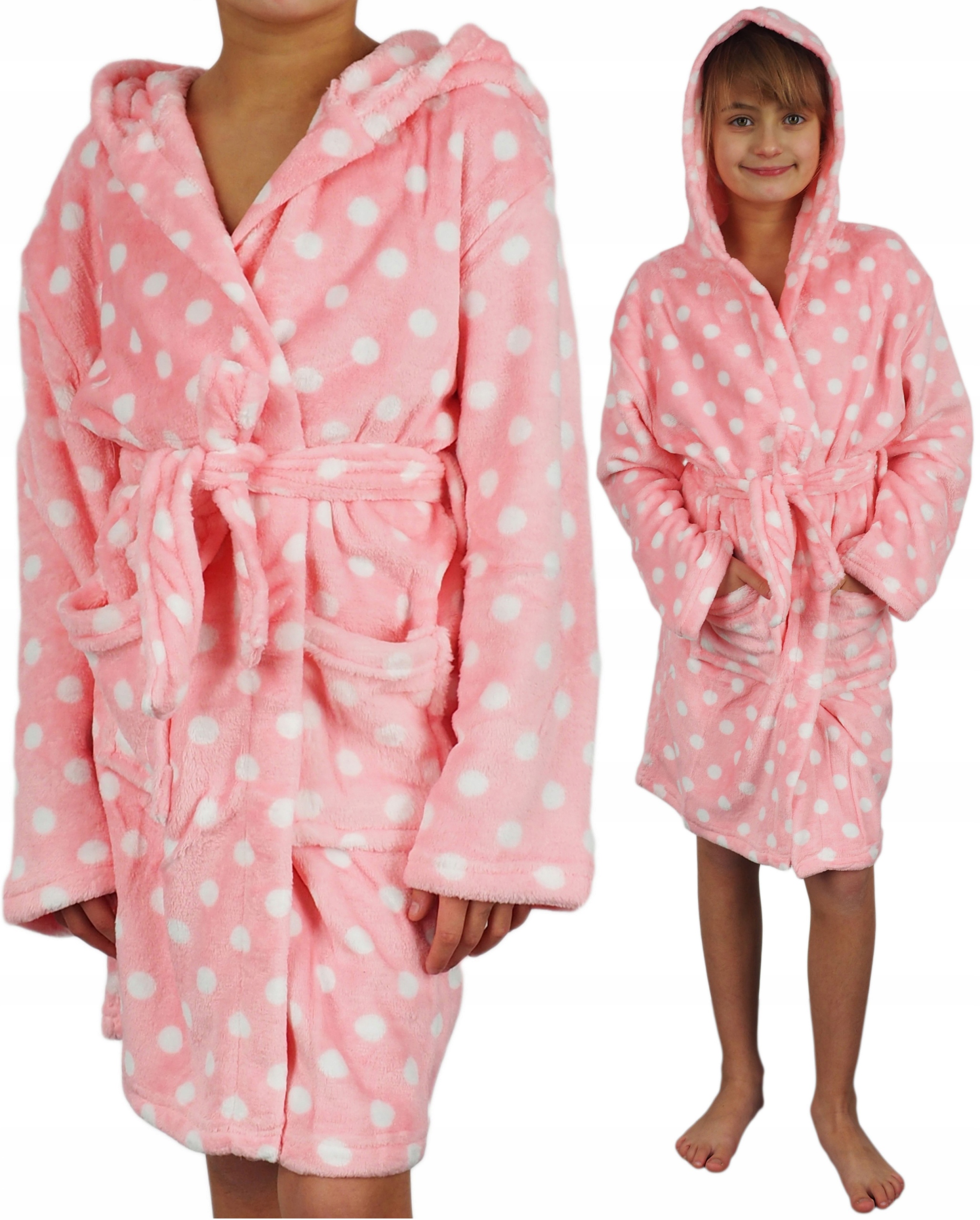 

Szlafrok dziecięcy 134 Soft Ciepły kaptur