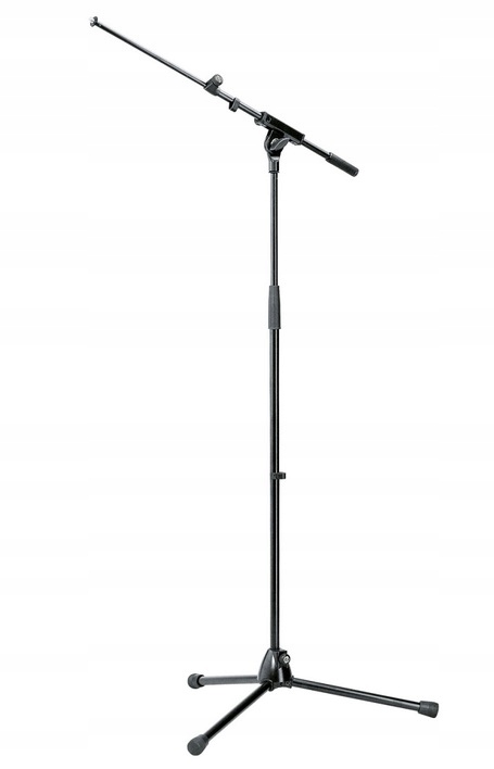 STATYW MIKROFONOWY ESTRADOWY CZARNY K&M
