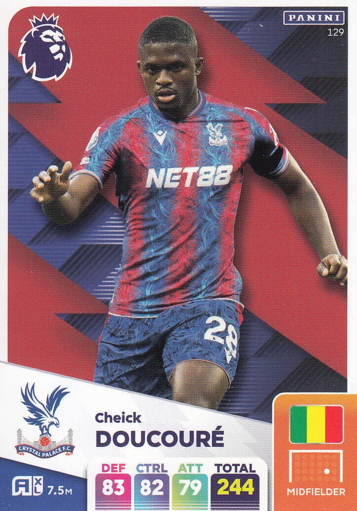Premier League 2025 Base Card Cheick Doucoure 129