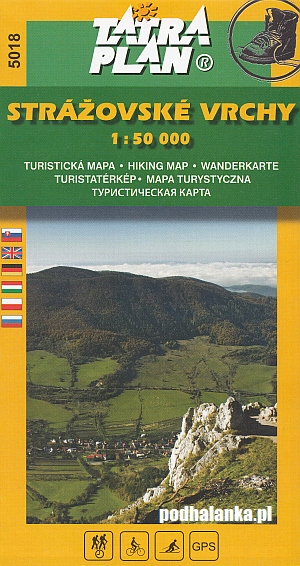 Góry Strażowskie - mapa Tatra Plan Słowacja