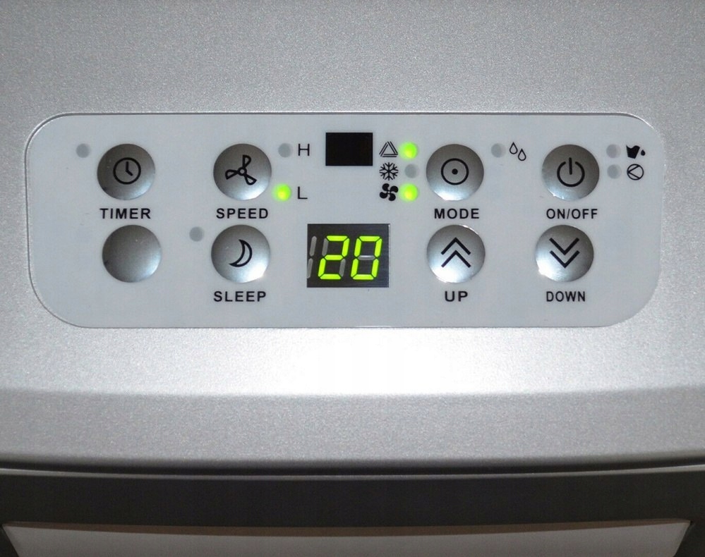 PRZENOŚNY KLIMATYZATOR 1000 W WYŚWIETLACZ + PILOT Marka Hecht