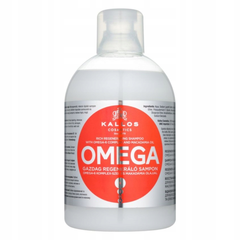 

Kallos Omega Szampon Do Włosów Regenerujący 1L