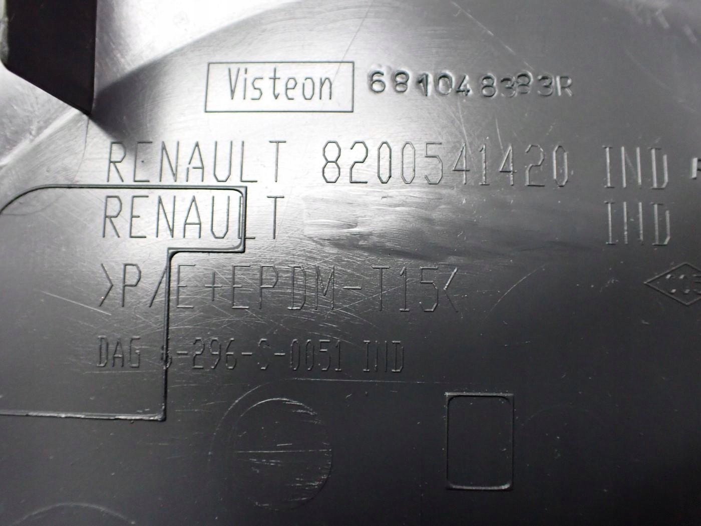 защита корпус консоль европа 8200541420 renault TWINGO II 12R