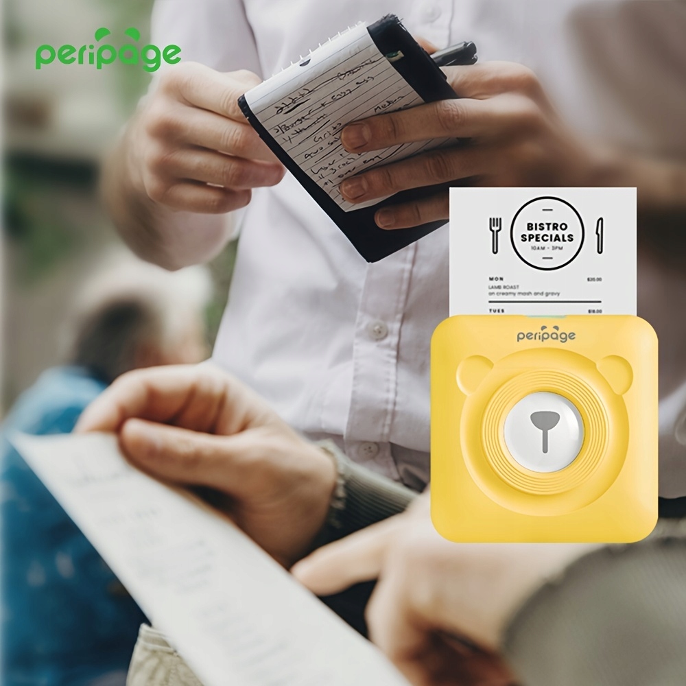 Peripage A6 Mini BT Portable Thermal Printer Pocket Wireless Label Sticky Marka inny