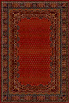 Dywan wełniany do salonu Dywilan Baron Burgund2 Polonia 300x400 cm