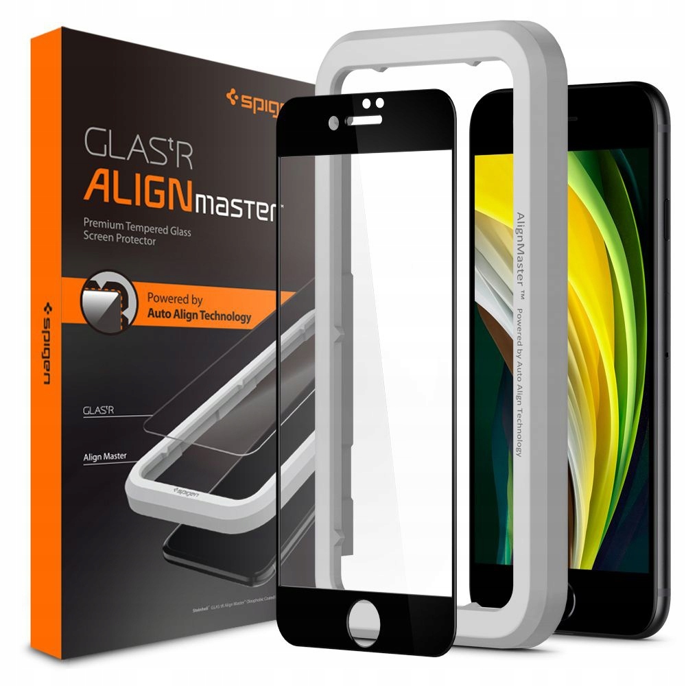 

Spigen Szkło Hartowane Ramka Do Iphone 7/8/SE 2020