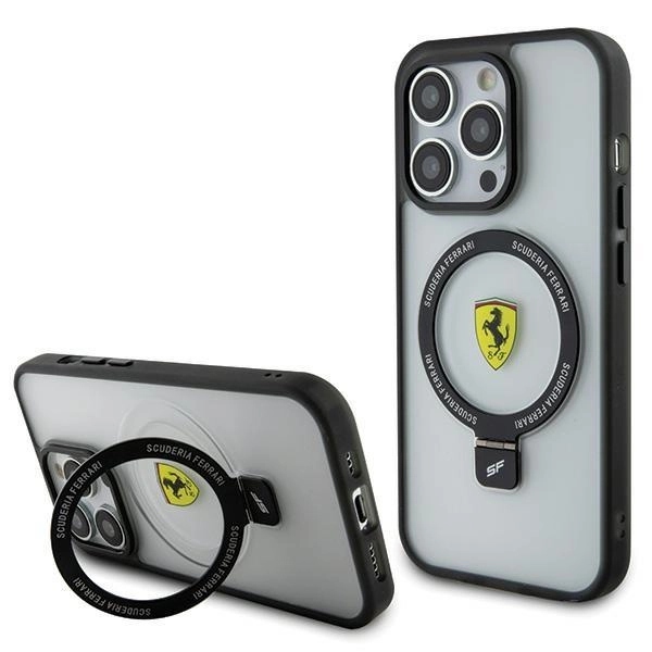 Pouzdro pouzdra Ferrari Ring Stand 2023 Collection MagSafe iPhone 15 Pro