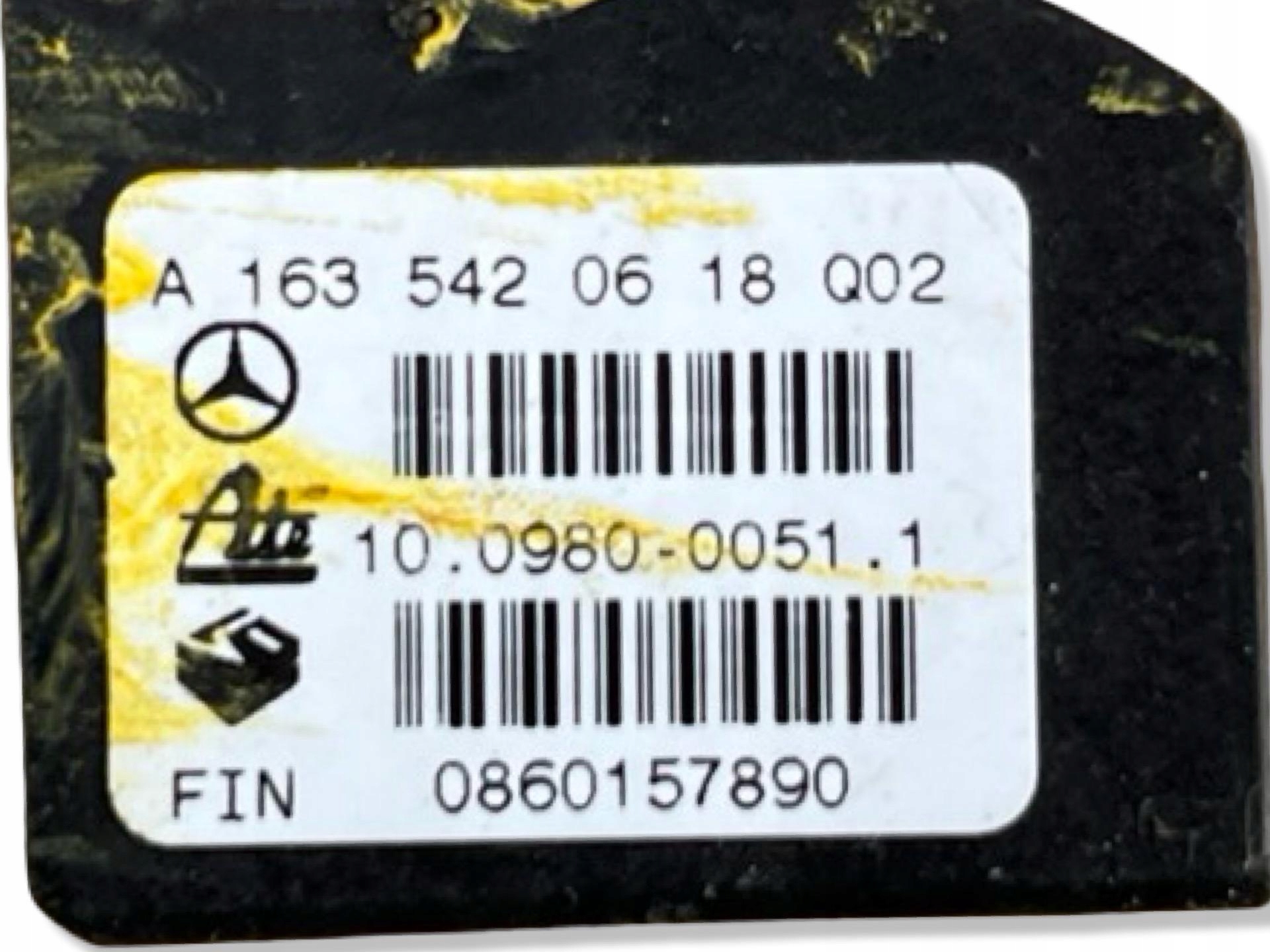 control unit ESP Mercedes-Benz M W163 2001 A1635420618