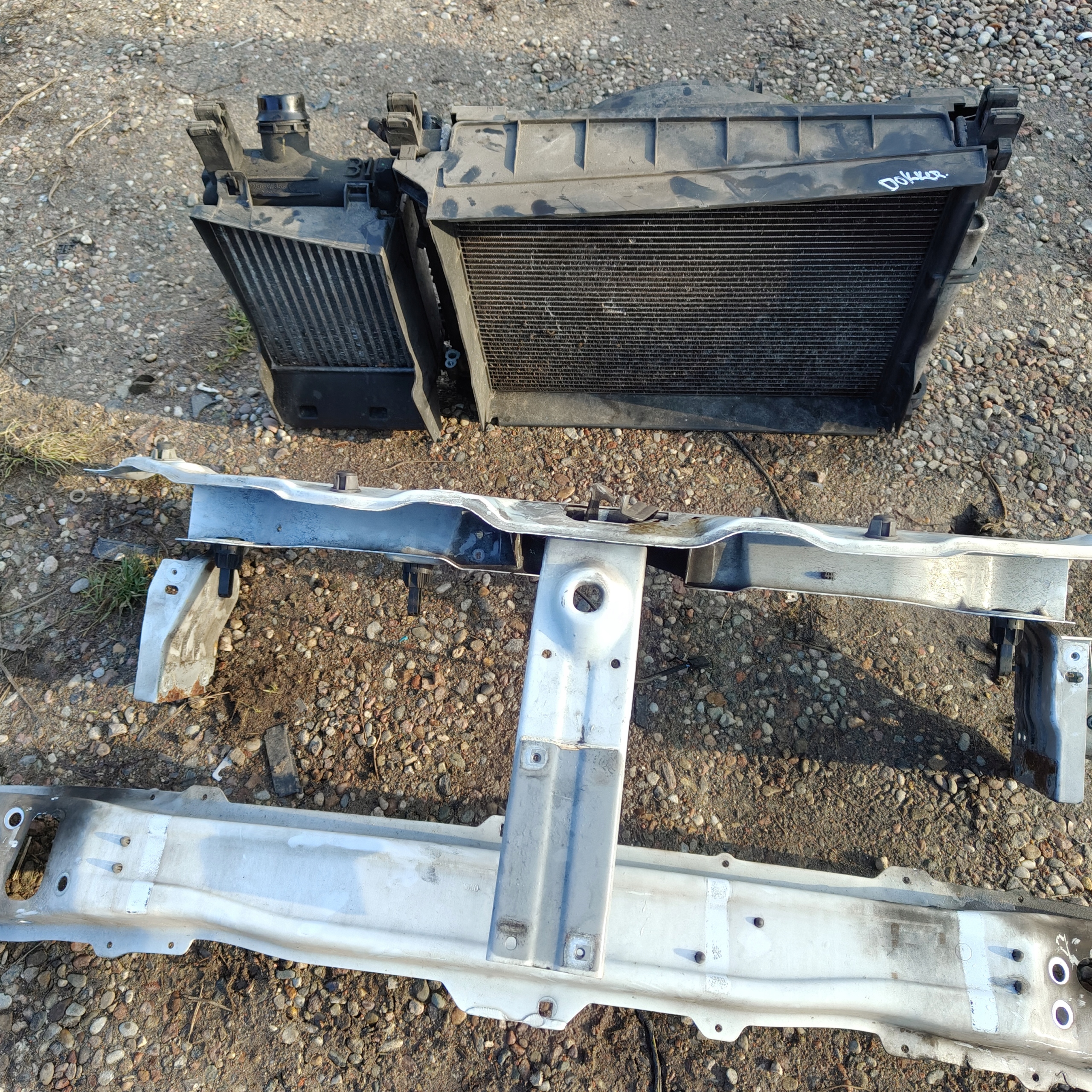 support panel for radiators radiator sider DACIA DOKKER 1.5 DCI