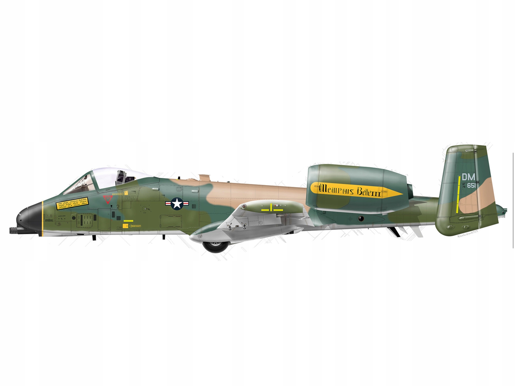 Letadlo A-10C Thunderbolt II Special Schemes model 48029 Hobby 2000