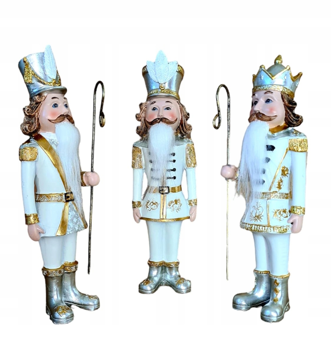 Figurka Louskáček, Voják, Nutcracker 3 kusy 22 cm.