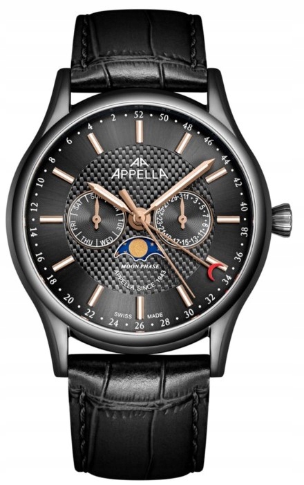 Nové Originální Pánské hodinky Appella L70013.S2R6QF Gravírování, klasické