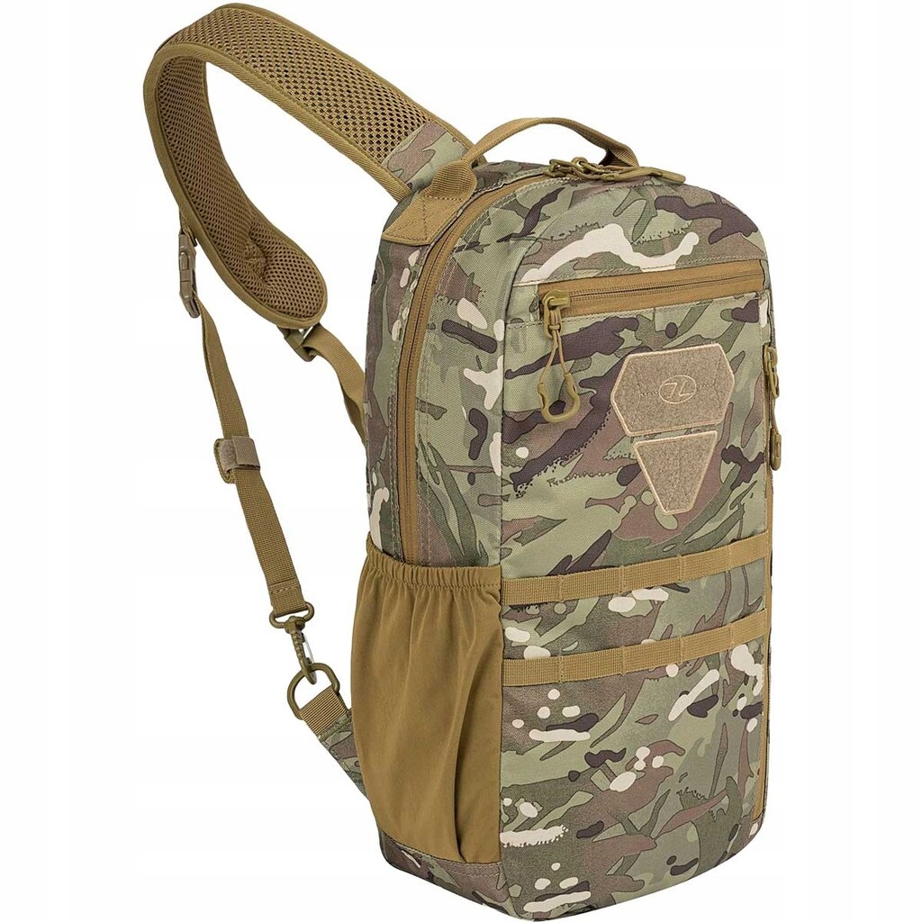 Batoh maskáčový Highlander Scorpion Gearslinger 12 l Arid MC Camo