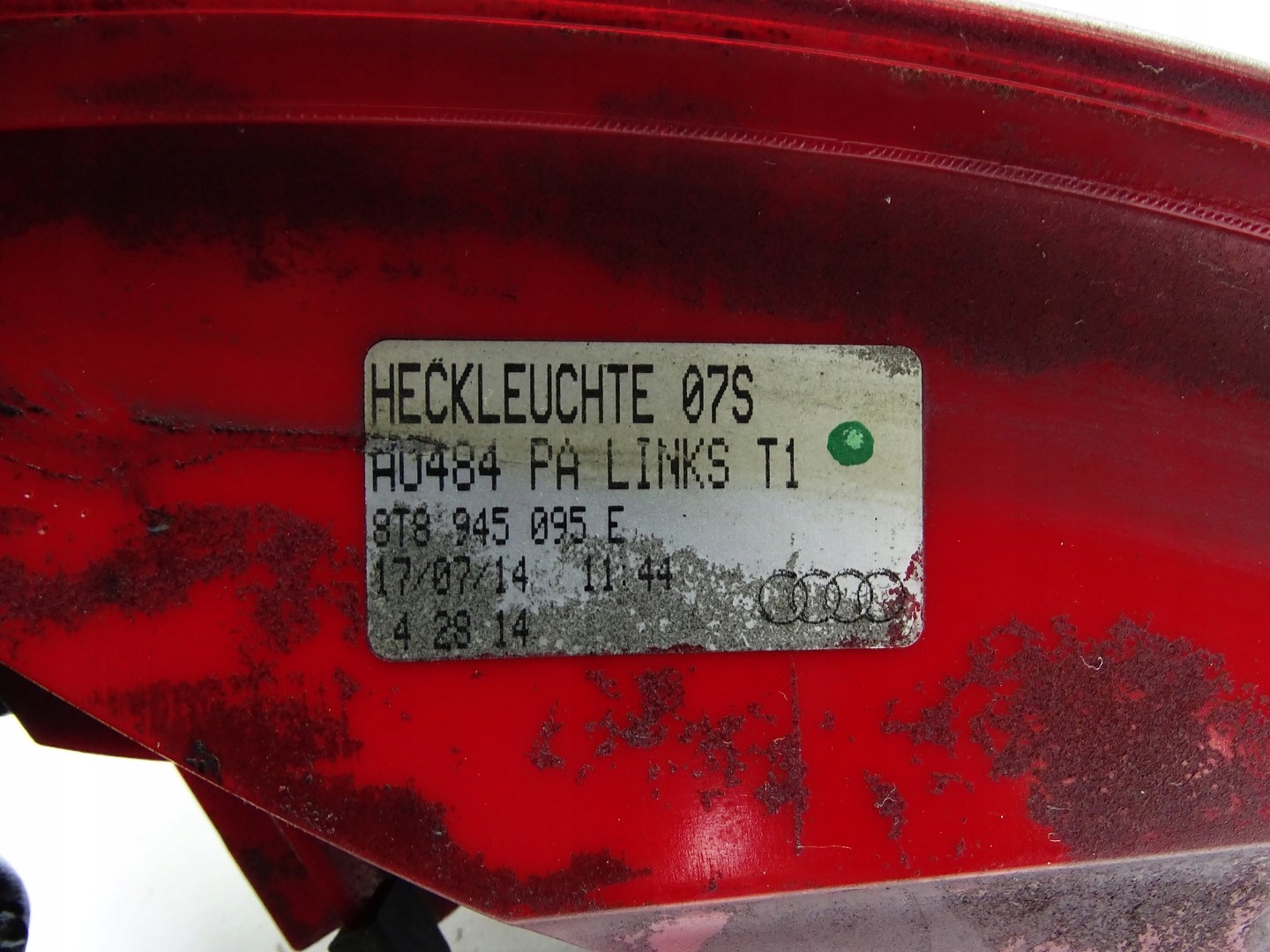 light left rear part left rear AUDI A5 8T LIFT 5D SB 8T8945095E