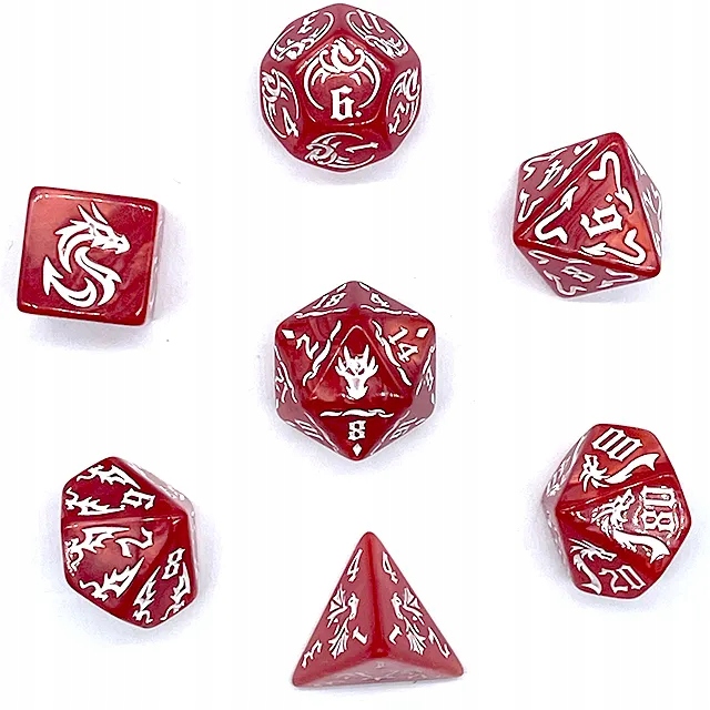SMOK ASHARDALON ZESTAW 7 KOŚCI KOSTEK RPG Producent RGFK