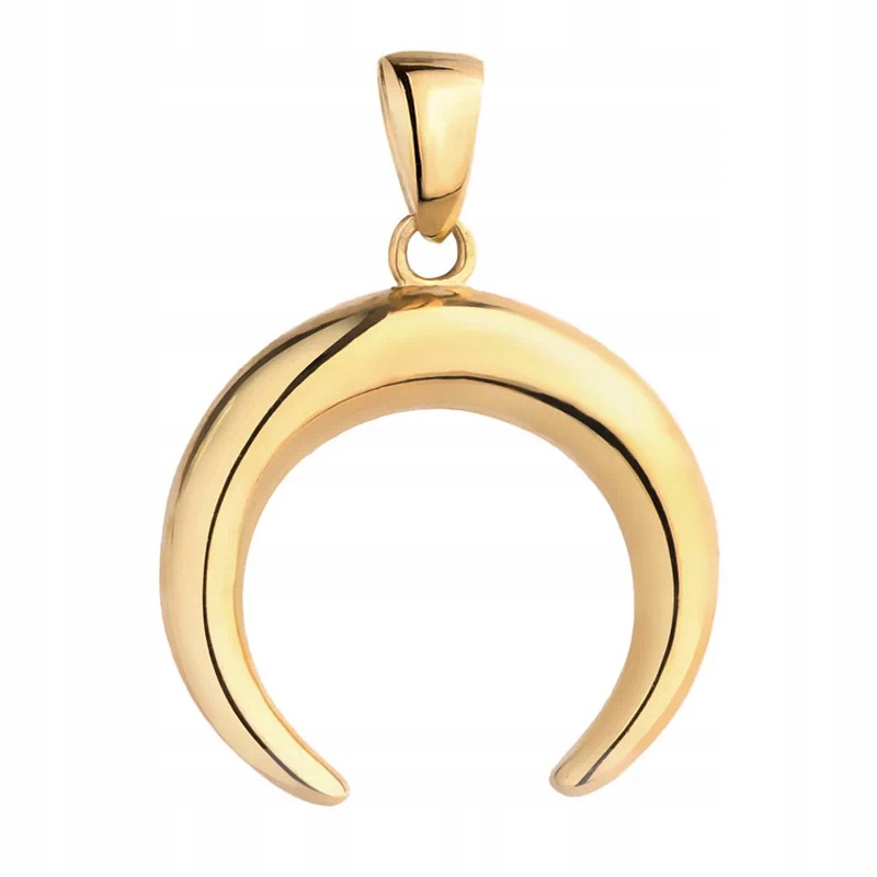 Výjimečný Zlatý Přívěsek pr. 585 Měsíc 14k