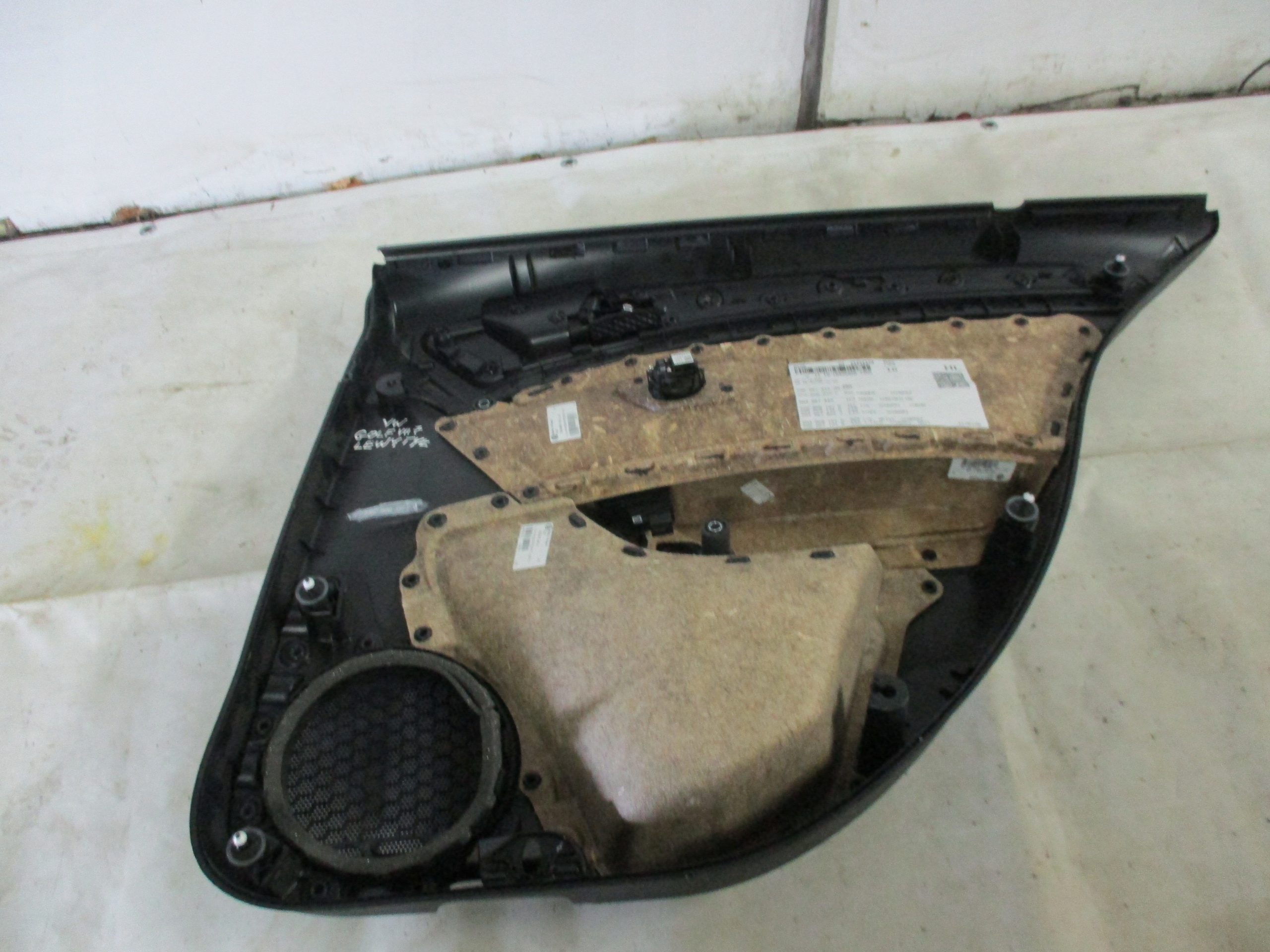 upholstery side door left rear part Golf VII 7 HB 5G4868073C