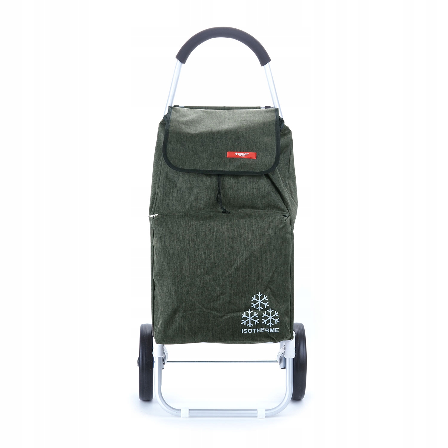 Wózek torba na zakupy na dużych kółkach na łożyskach termokieszeń 50l