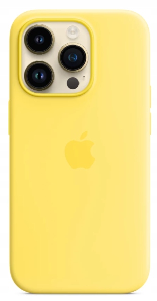 Oryginalne Etui Apple iPhone 14 Pro Silicone Case MagSafe Canary Yellow