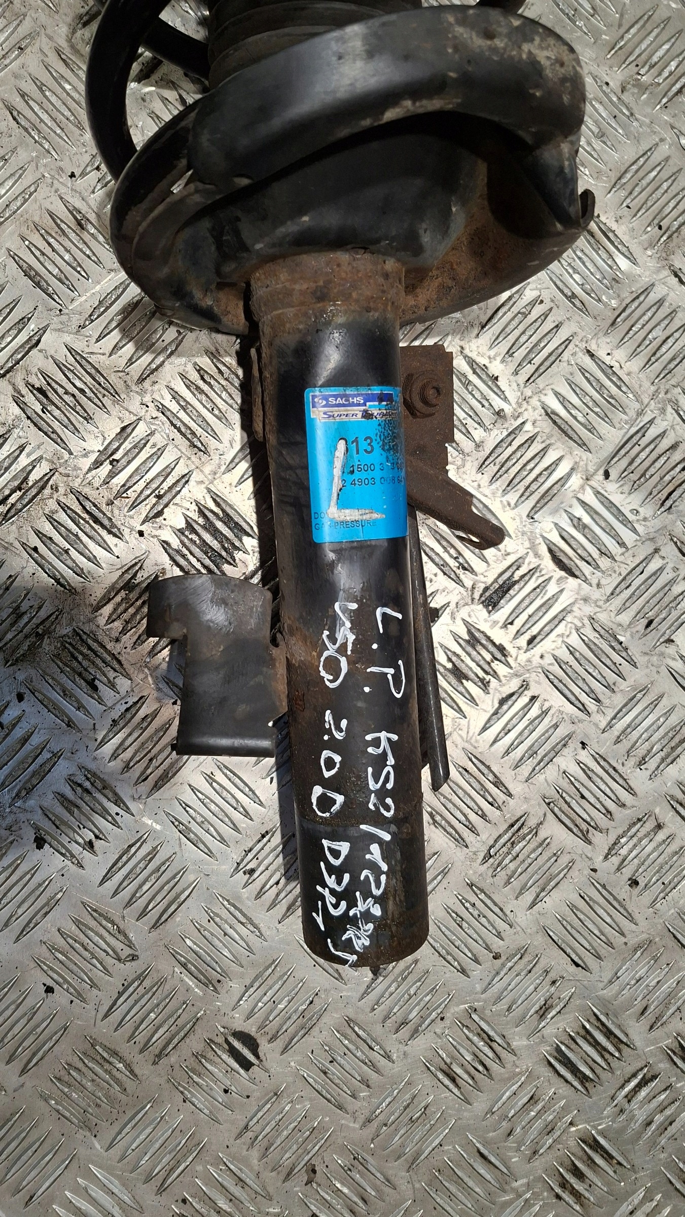 shock absorber SACHS ZE spring left front VOLVO V50 2.0D