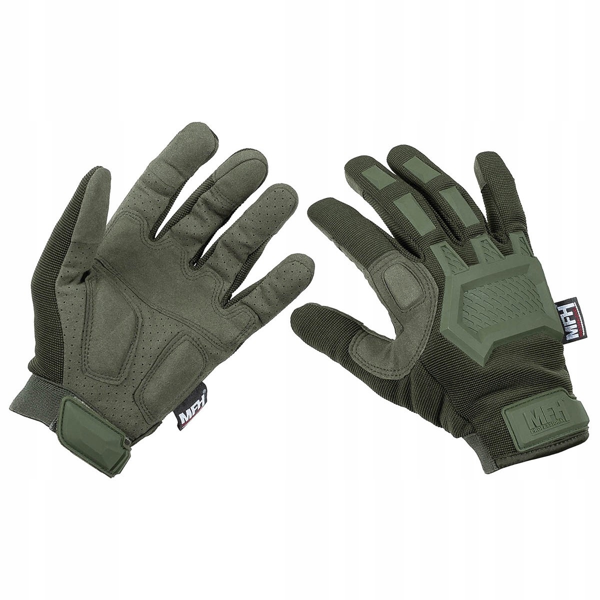 Rękawice taktyczne Mfh Action 15843B r. M Olive Green