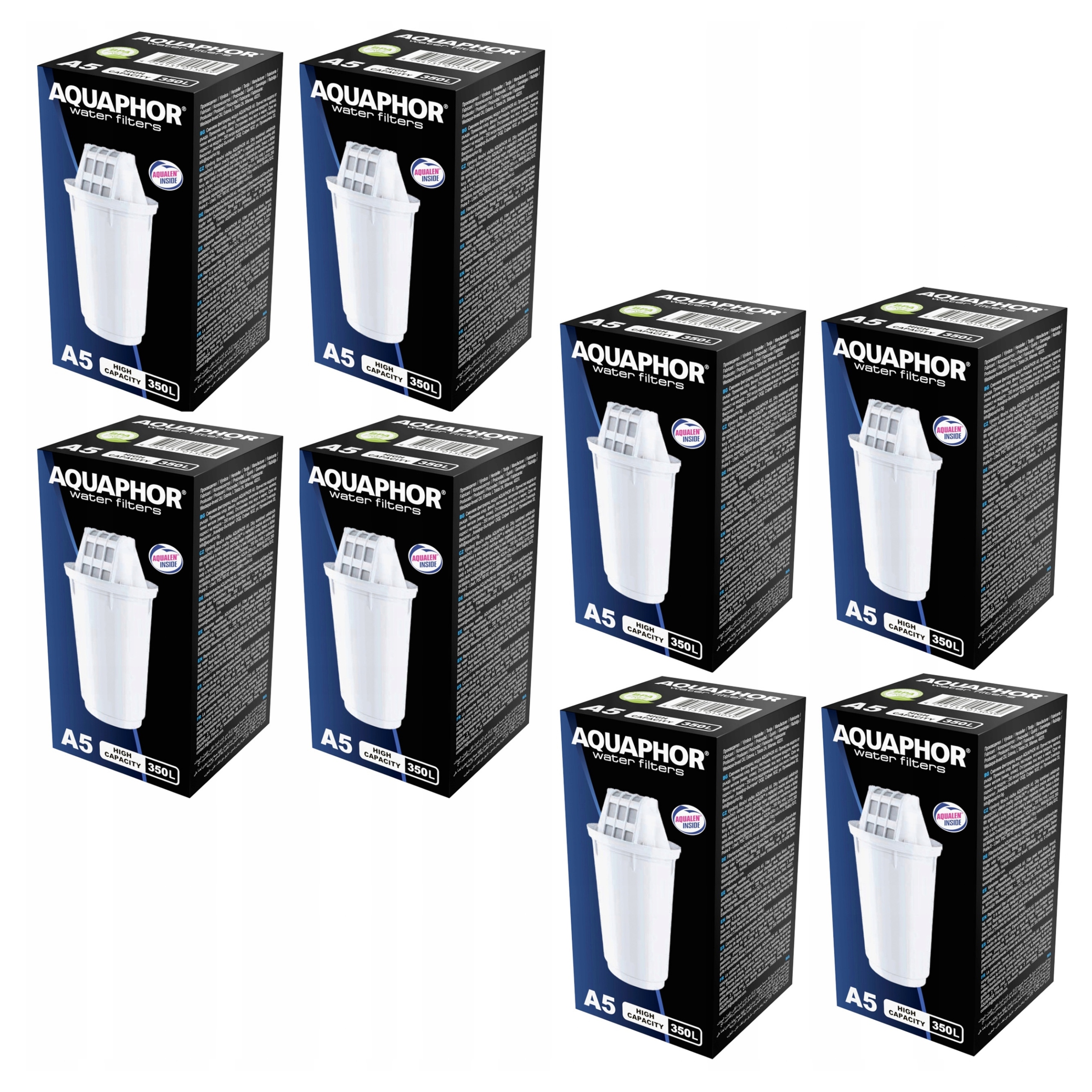 Filtrační vložka pro čištění vody Aquaphor A5 do džbánů Provence 8 ks