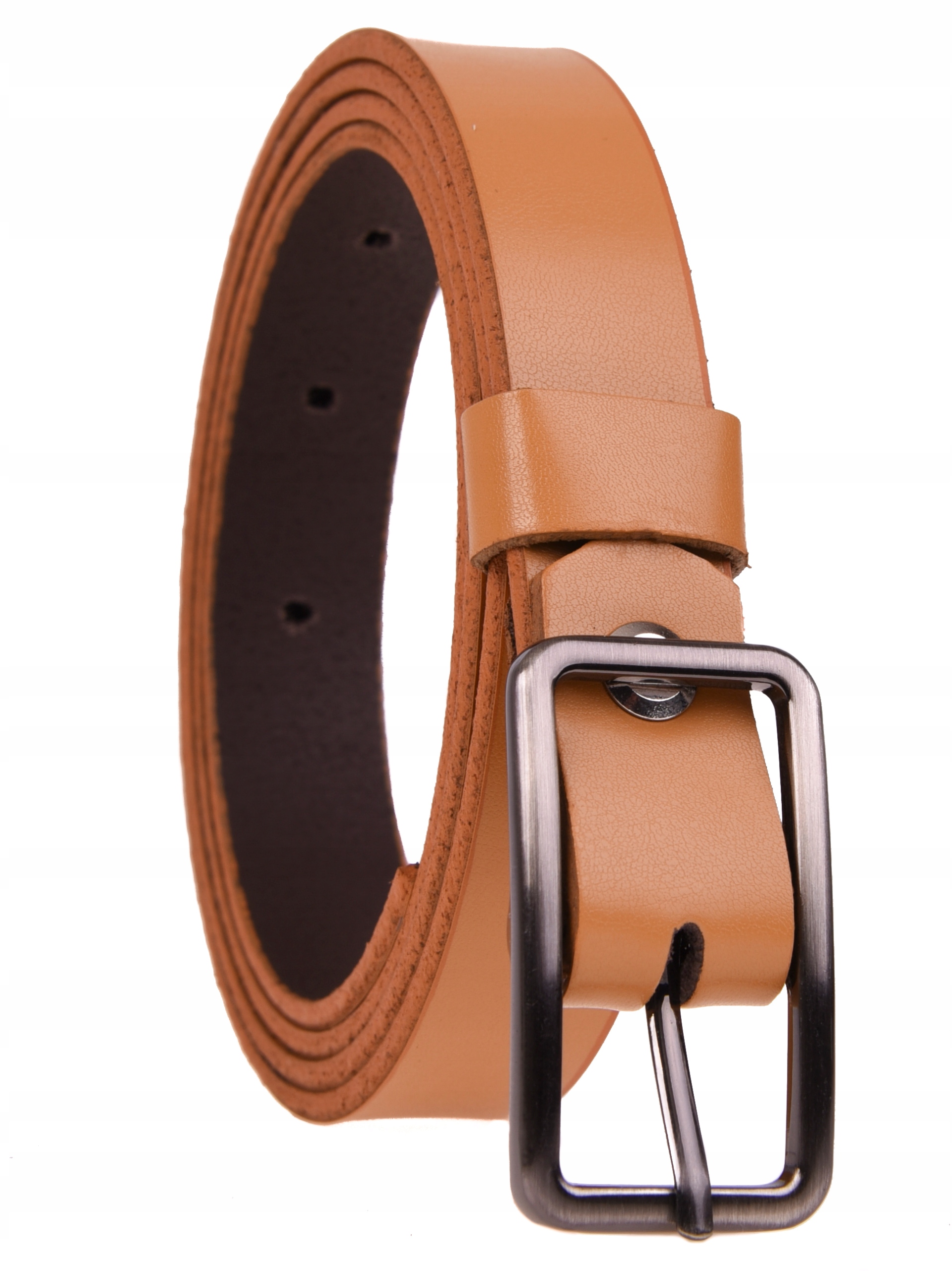 

Skórzany Pasek damski 2cm Toffi