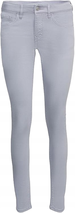 Esprit Dámské Džíny Úzké Nohavice Šedé S Vysokým Pasem 30/30 Jpc