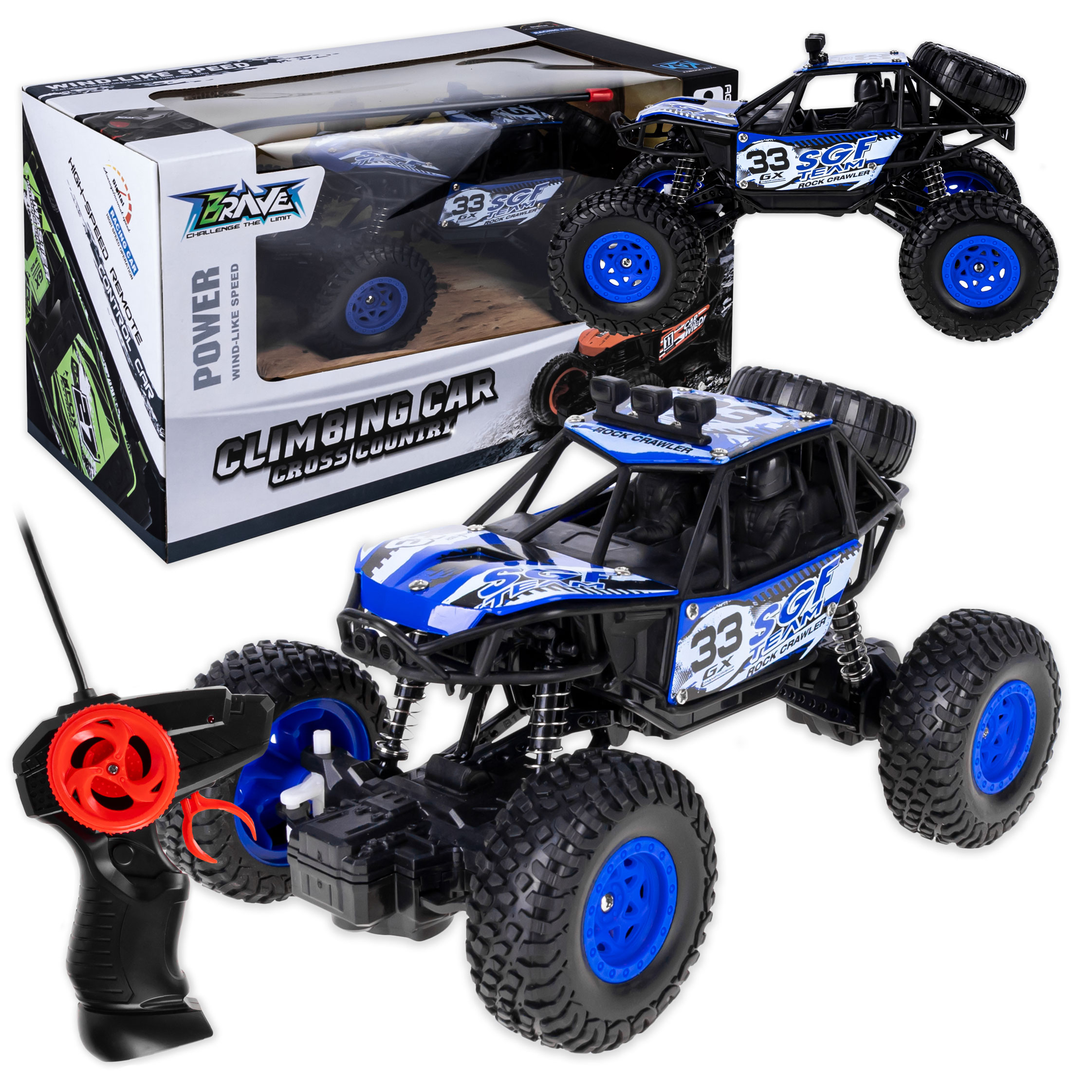 

Samochód Terenowy Rc Rock Crawler Auto Na Pilot