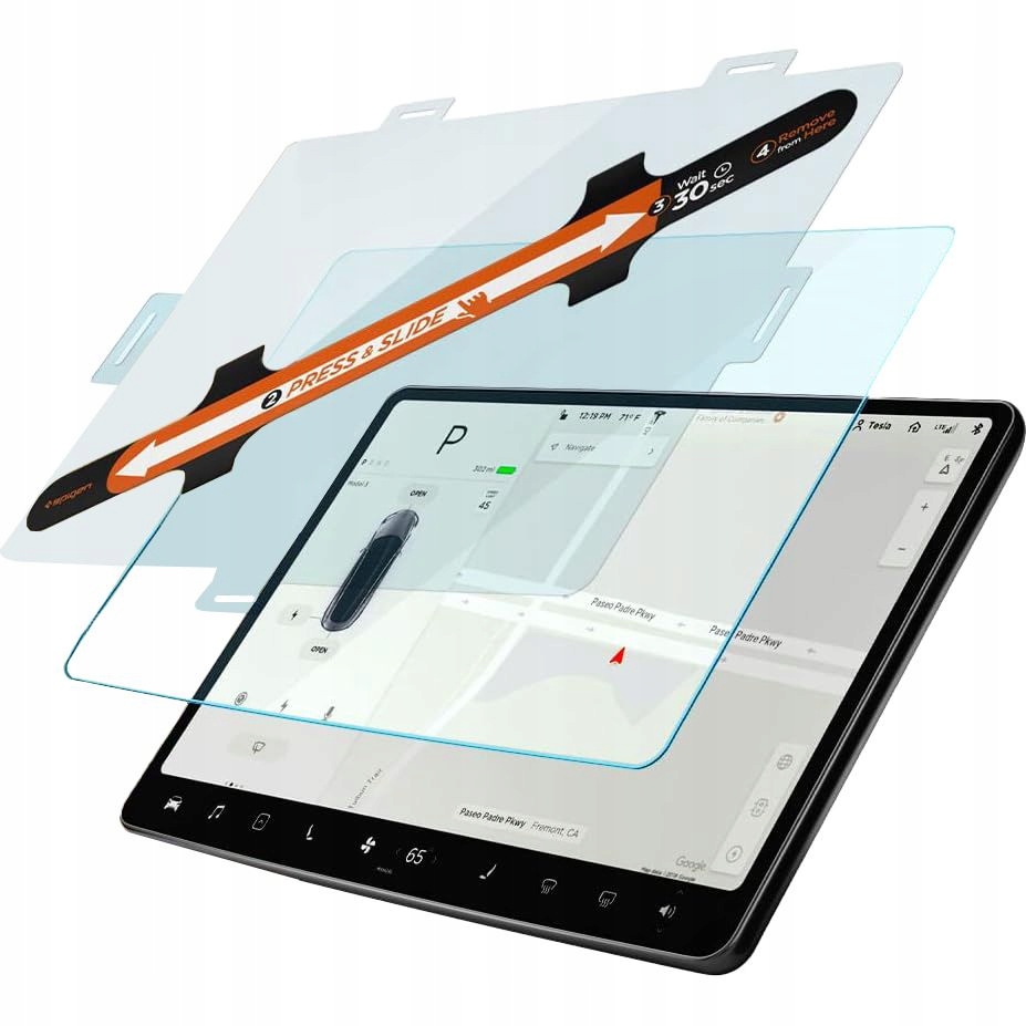 Sklo Spigen pro Tesla Model 3/Y, antireflexní na displej