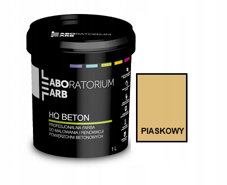 HQ FARBA DO BETONU POSADZKI OGRODZEŃ PIASKOWY 10L