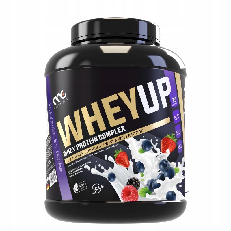Muscle Clinic Whey Up 2250 g Wpc syrovátkový koncentrát čistý Top