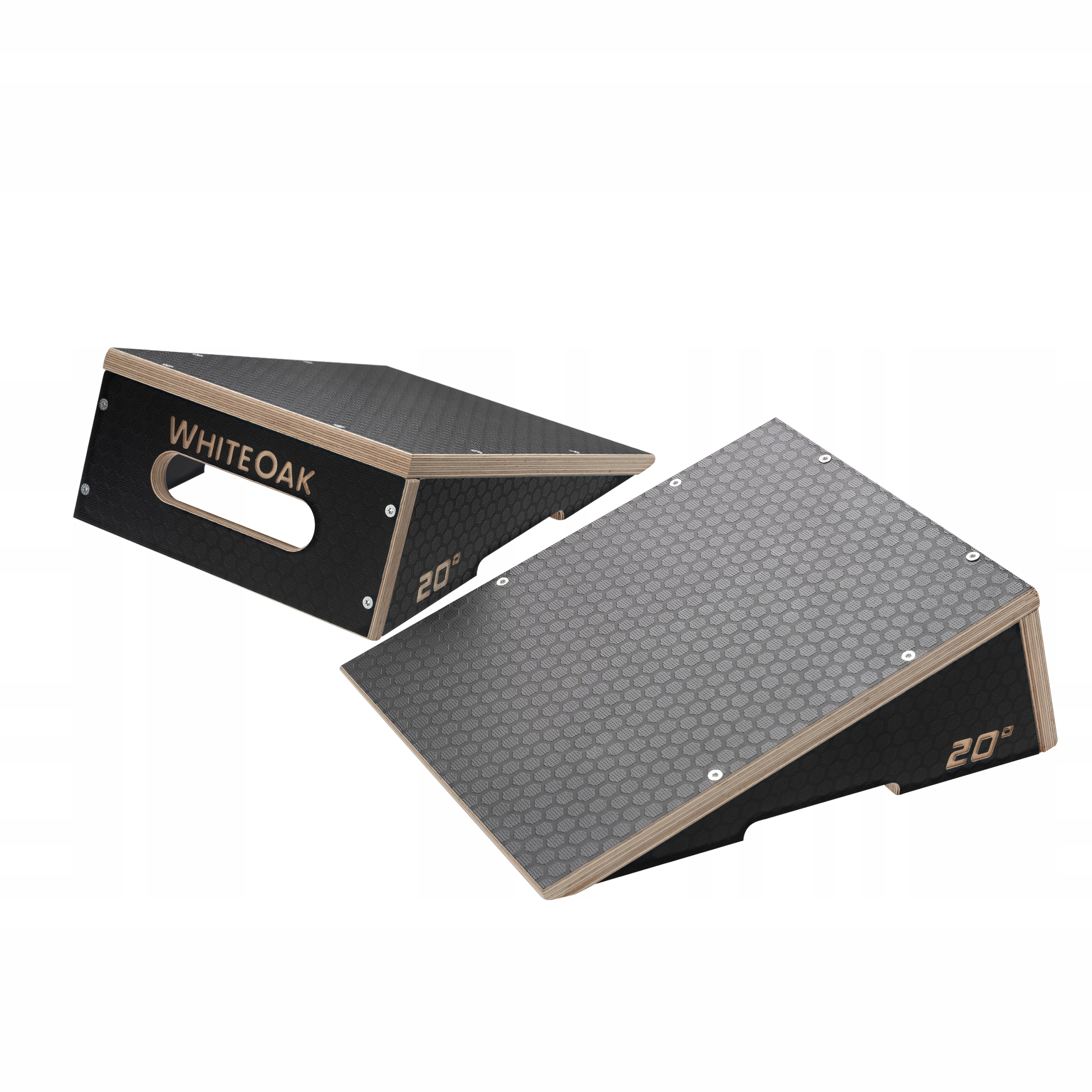 WhiteOak Slant Board: Para Platform Do Przysiadów i Rozciągania