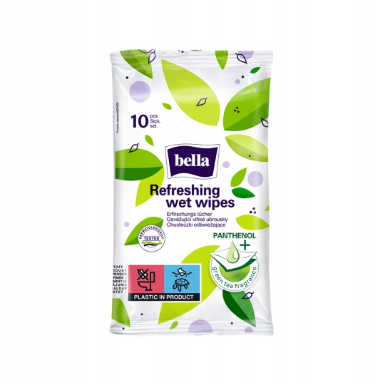 

Chusteczki nawilżane Bella Odświeżające Green Tea