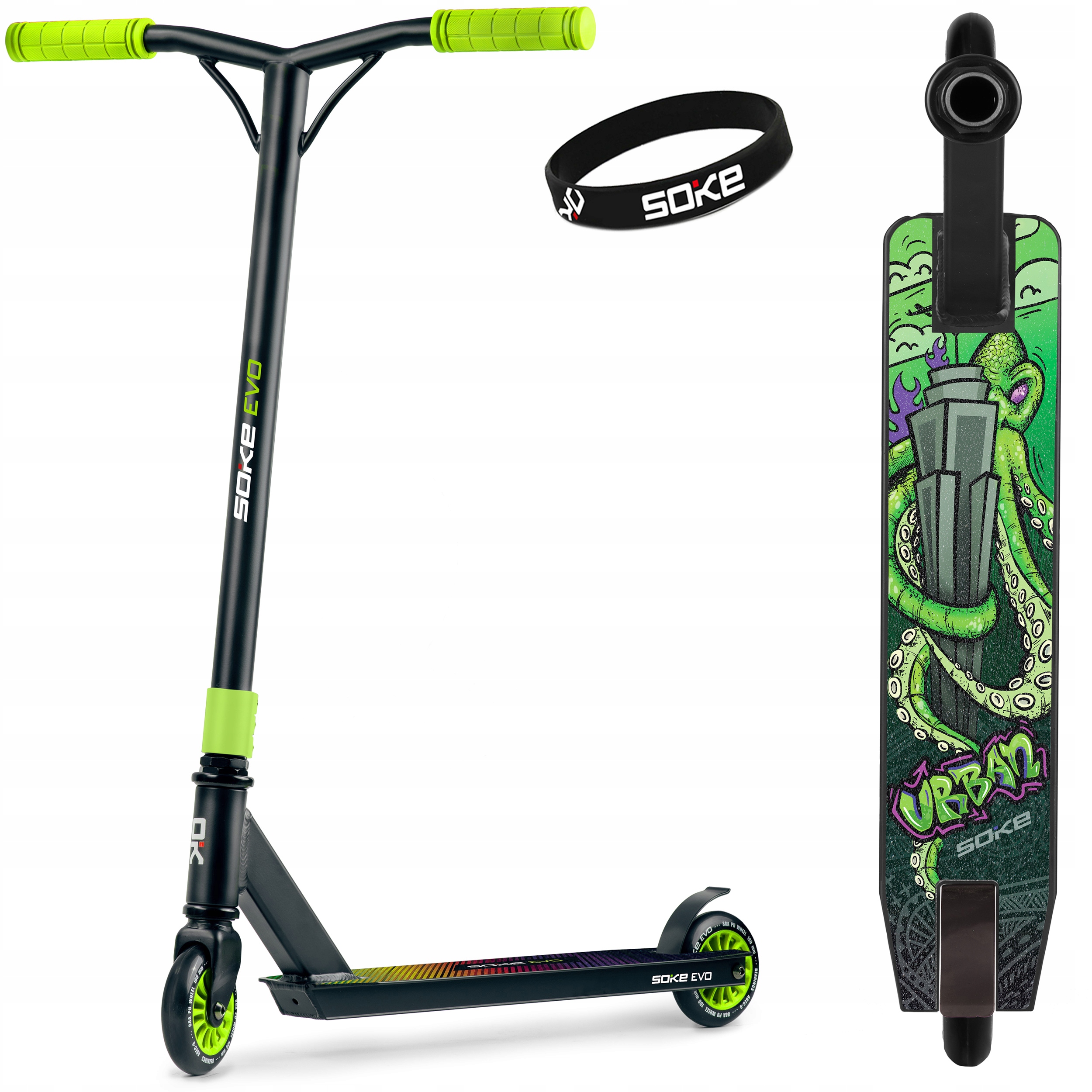 

Hulajnoga wyczynowa Soke Evo 100kg ABEC-9 Stunt