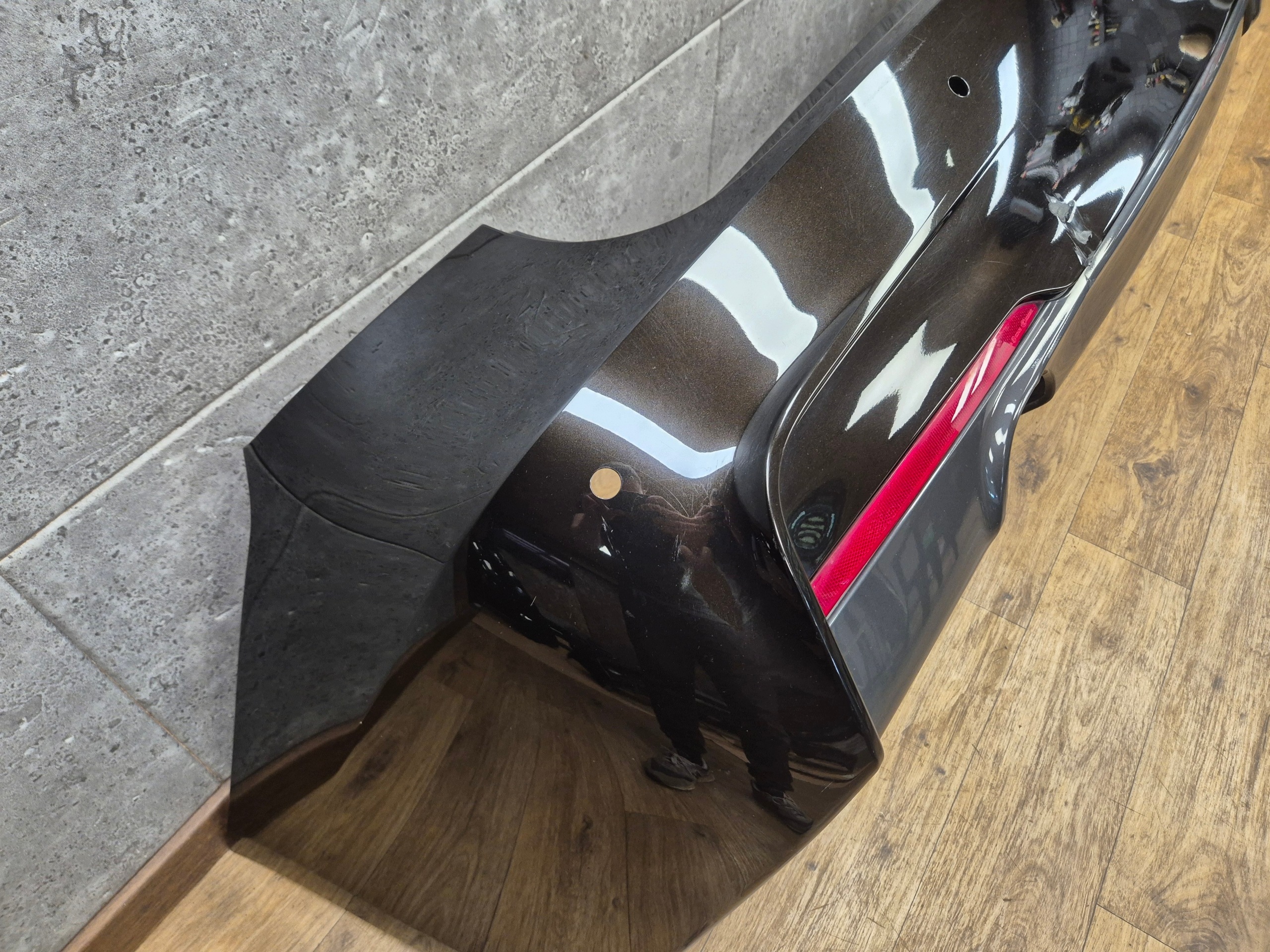 BMW 3 F30 m-packet bumper rear part rear 4XPDC + diffuser 340i 335i colour - X02