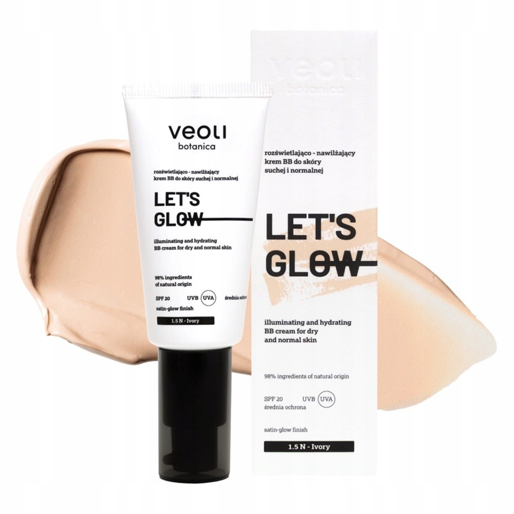 Veoli Botanica Let`s Glow Rozjasňující A Hydratační Krém Bb 2.0 V Vanilla
