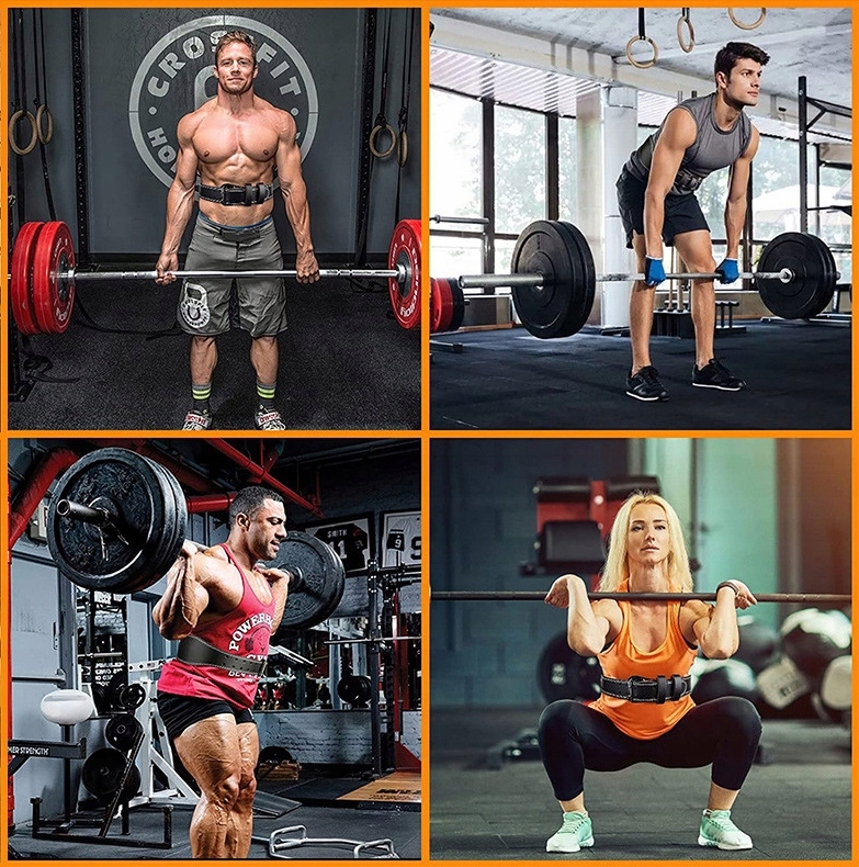 PAS LĘDŹWIOWY KULTURYSTYCZNY Treningowy DO PODNOSZENIA CIĘŻARÓW NA SIŁOWNIĘ Rozmiar uniwersalny