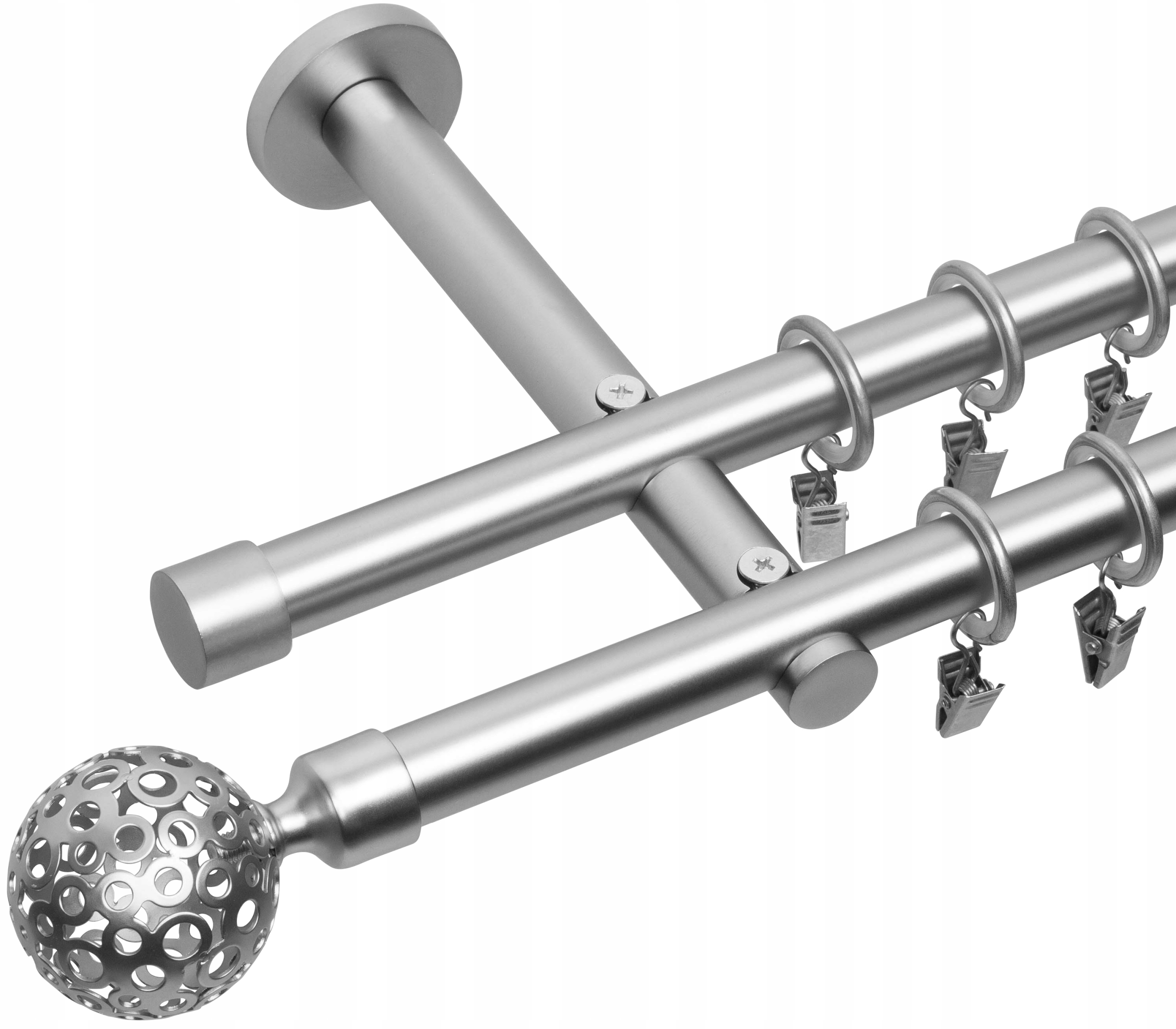 

Karnisz Space Podwójny Nowoczesny 19+19mm 280 cm