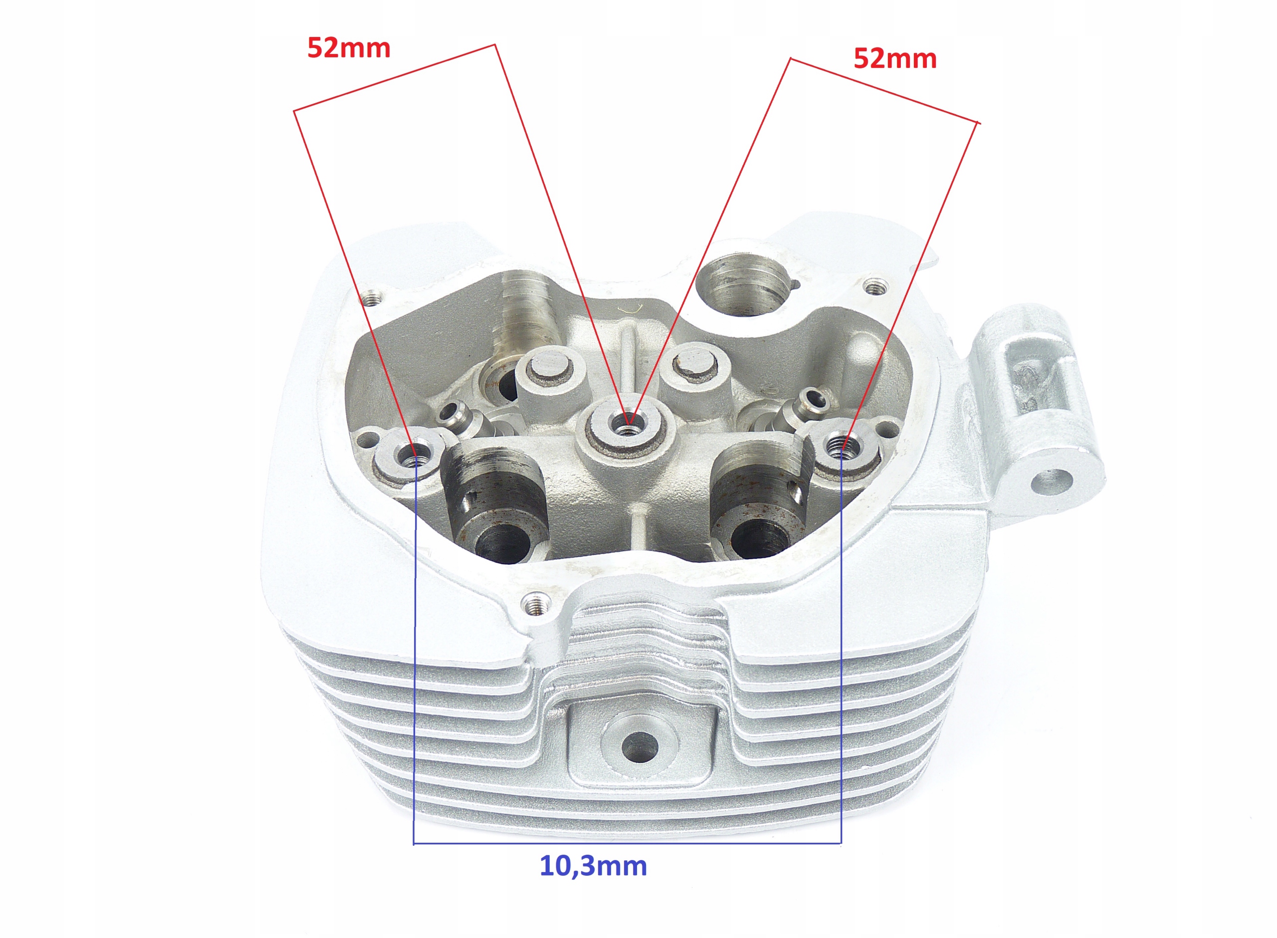 Glowica Zawory Kros Cross 200 250 Loncin Kinroad Part number 3014b