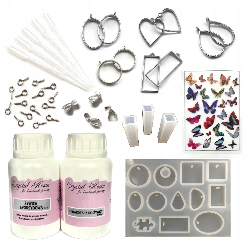 Startovací sada pro pryskyřici, Formy, Základny, Pryskyřice