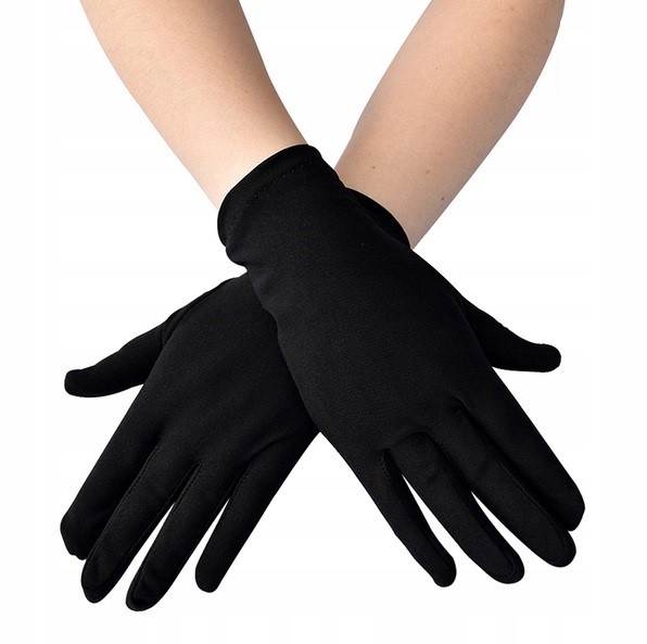 

Rękawiczki Strój Przebranie Wojownik Ninja Czarne