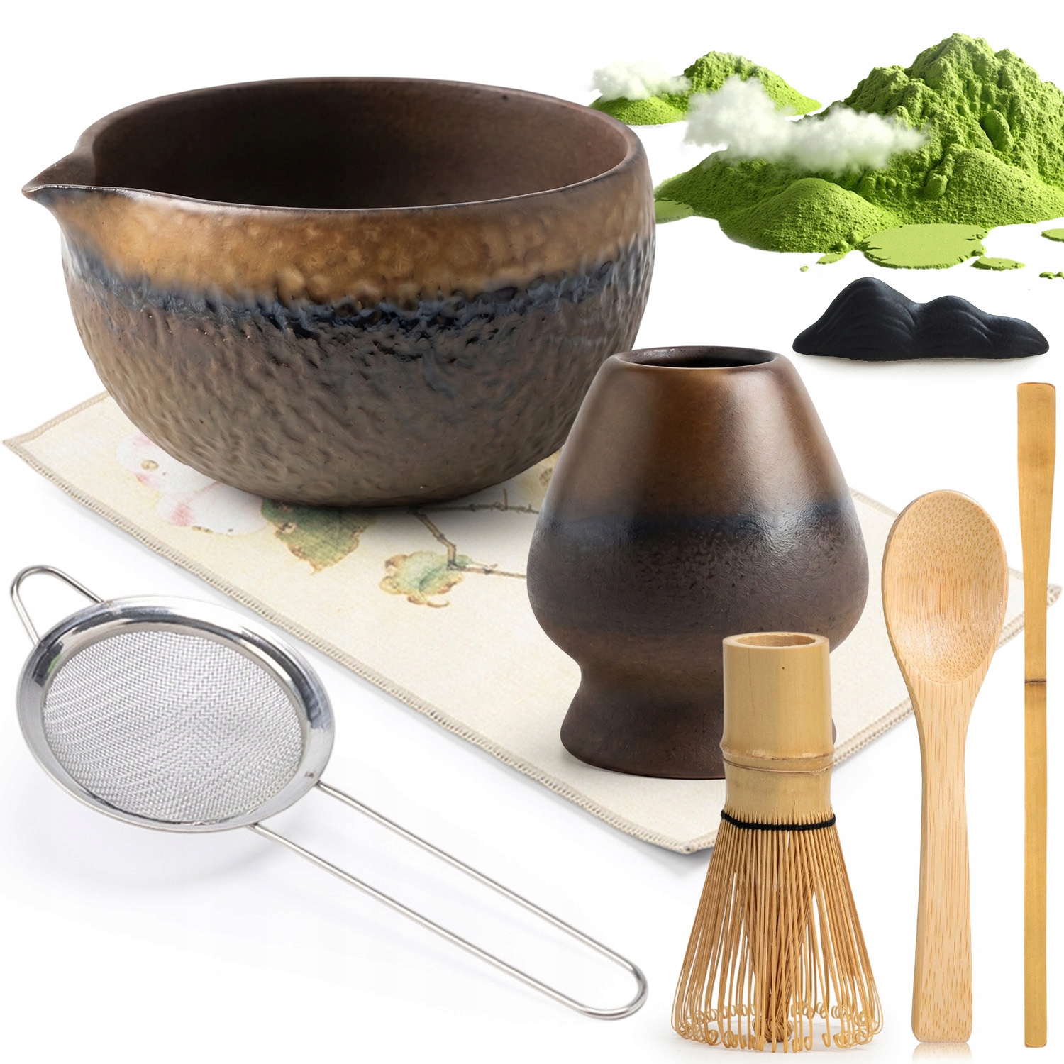 Sada Na Matcha Bambusové Nástroje Na Matcha Premium Dárek 8V1