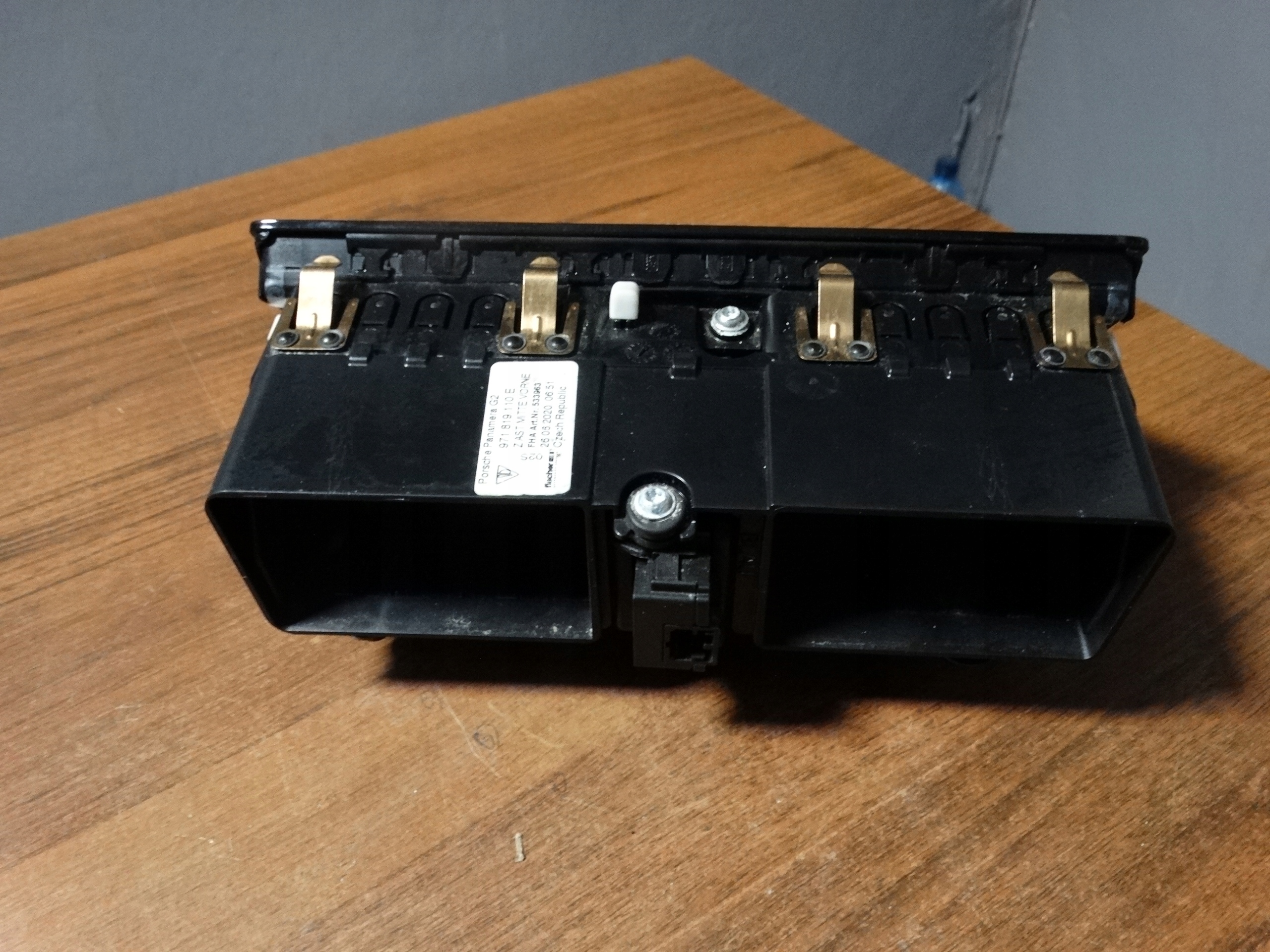 BOUCHE AÉRATION TABLEAU BORD CONSOLE PORSCHE PANAMERA 971 1