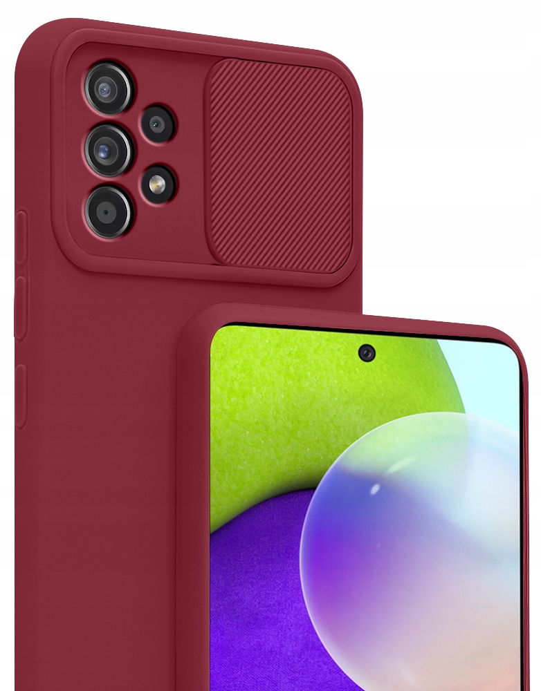 

Etui Silicone CamShield Szkło do Samsung A52 /s 5G