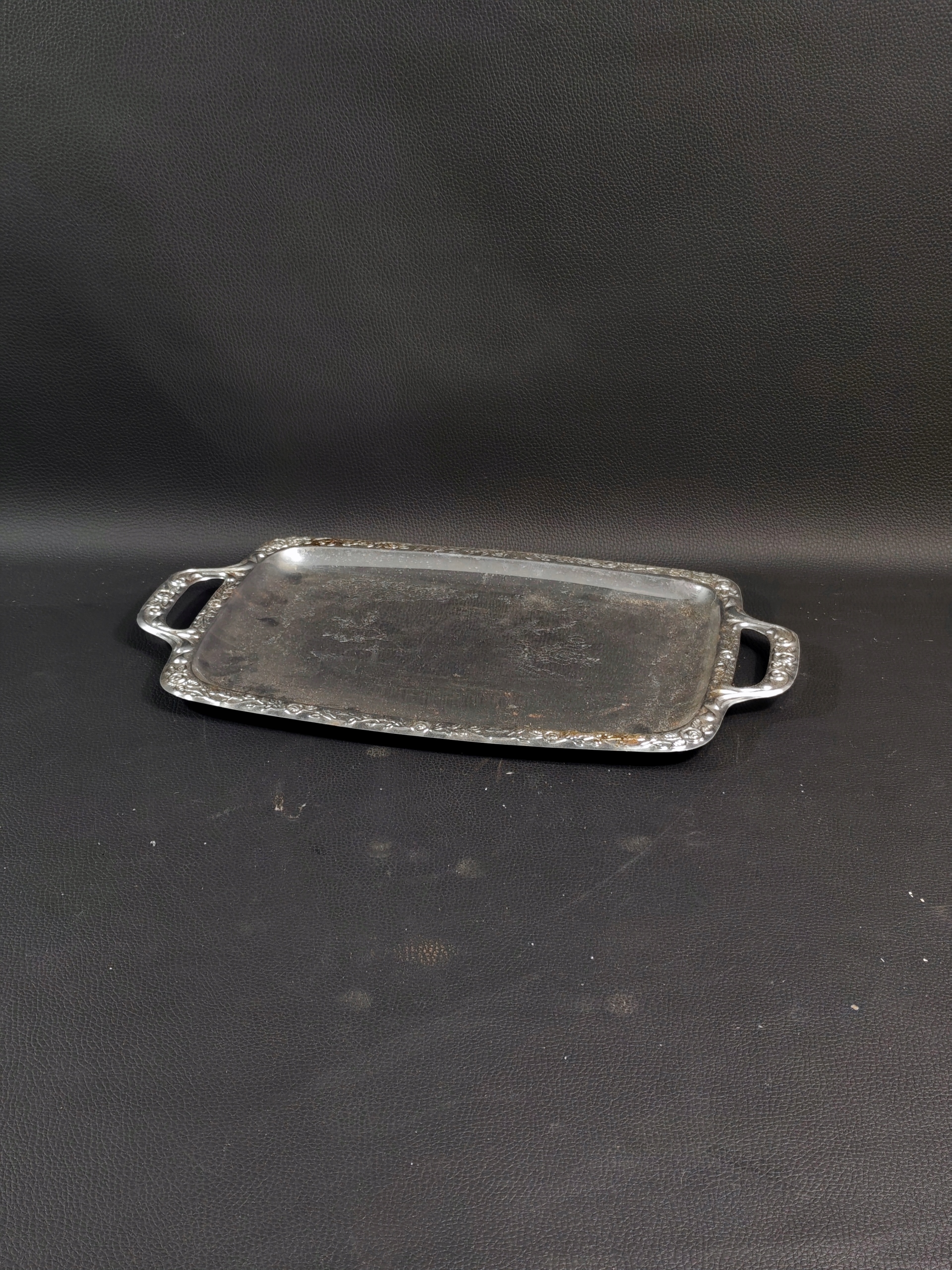 Posrebrzana Taca Patera Plater