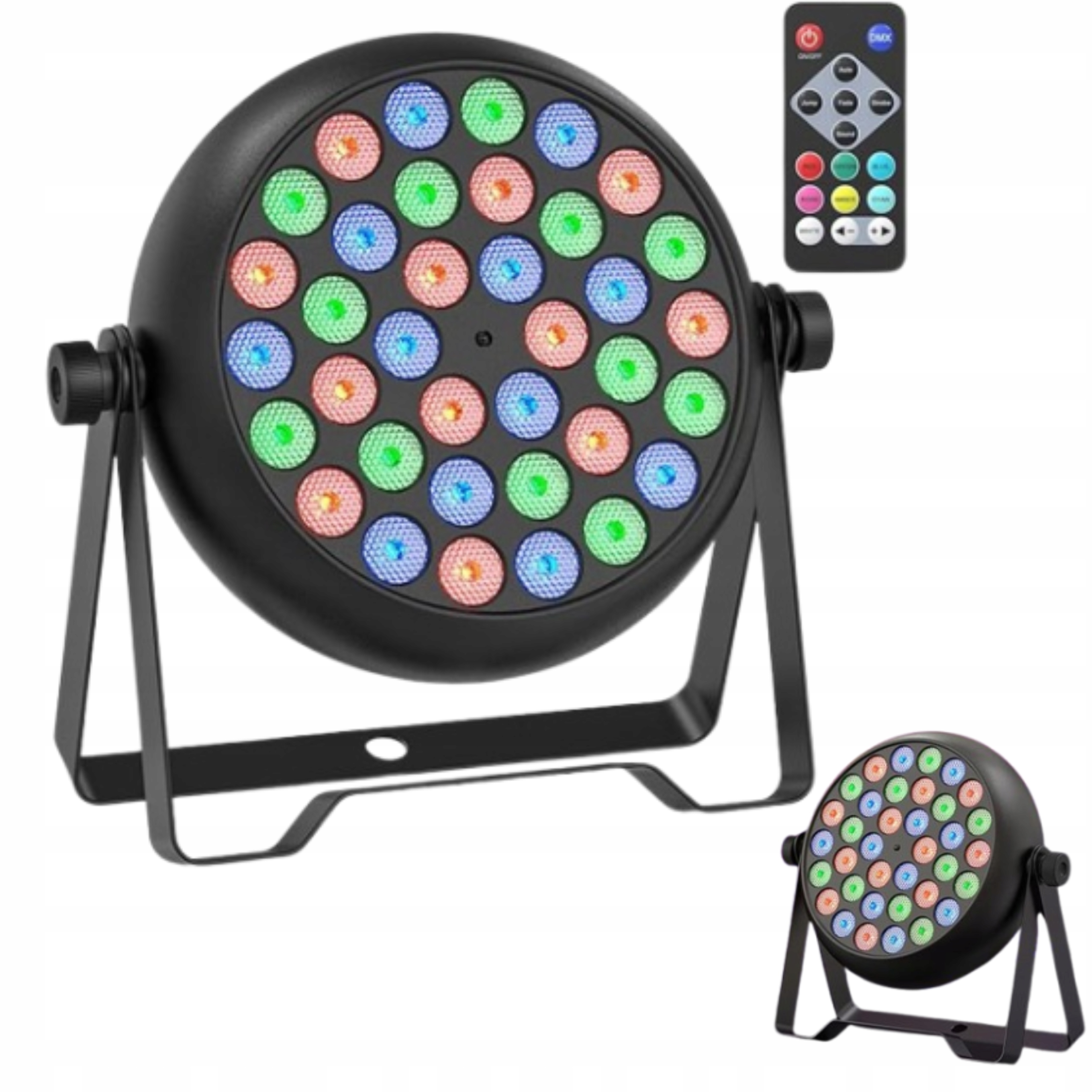 Rgb Led reflektor, 36 W, Led scénické osvětlení s dálkovým ovládáním
